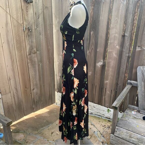 Mango Floral bow dress size 2 - Picture 8 of 12